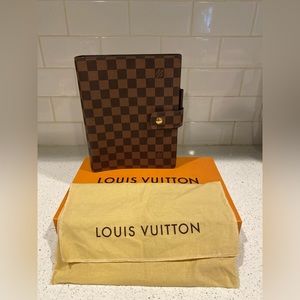 Authentic Louis Vuitton Large Ring Agenda Cover